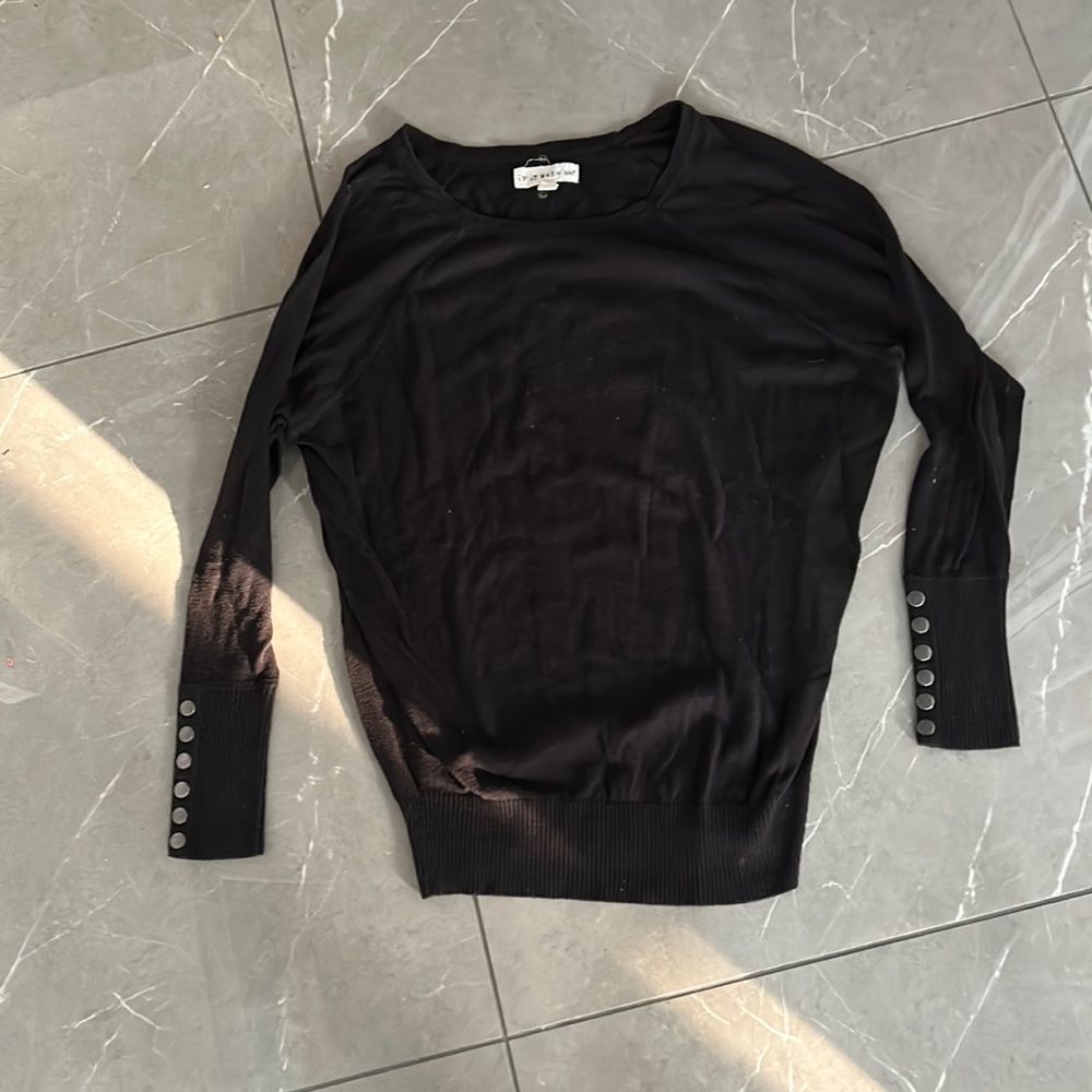 2/$25 -Black Crewneck Sweater - Size S